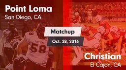 Matchup: Point Loma High vs. Christian  2016
