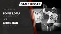 Recap: Point Loma  vs. Christian  2016