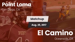 Matchup: Point Loma High vs. El Camino  2017