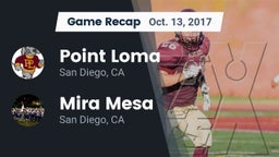 Recap: Point Loma  vs. Mira Mesa  2017