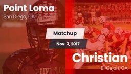 Matchup: Point Loma High vs. Christian  2017