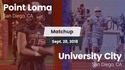 Matchup: Point Loma High vs. University City  2018