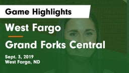 West Fargo  vs Grand Forks Central Game Highlights - Sept. 3, 2019