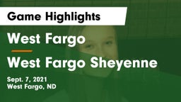West Fargo  vs West Fargo Sheyenne  Game Highlights - Sept. 7, 2021