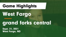 West Fargo  vs grand forks central Game Highlights - Sept. 21, 2021