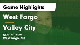 West Fargo  vs Valley City  Game Highlights - Sept. 28, 2021