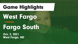 West Fargo  vs Fargo South  Game Highlights - Oct. 2, 2021
