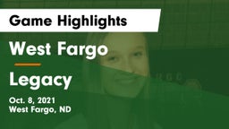 West Fargo  vs Legacy Game Highlights - Oct. 8, 2021