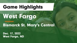 West Fargo  vs Bismarck St. Mary's Central  Game Highlights - Dec. 17, 2022