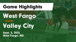 West Fargo  vs Valley City  Game Highlights - Sept. 5, 2023