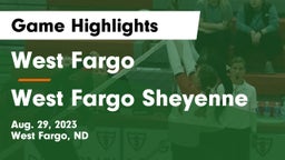 West Fargo  vs West Fargo Sheyenne  Game Highlights - Aug. 29, 2023