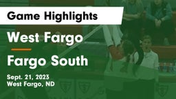 West Fargo  vs Fargo South  Game Highlights - Sept. 21, 2023