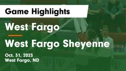 West Fargo  vs West Fargo Sheyenne  Game Highlights - Oct. 31, 2023
