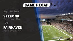 Recap: Seekonk  vs. Fairhaven  2016