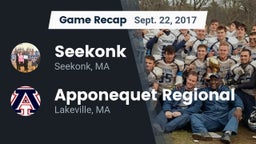 Recap: Seekonk  vs. Apponequet Regional  2017