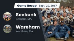 Recap: Seekonk  vs. Wareham  2017