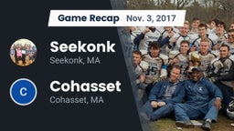 Recap: Seekonk  vs. Cohasset  2017