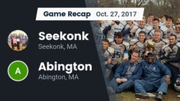 Recap: Seekonk  vs. Abington  2017