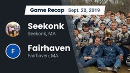 Recap: Seekonk  vs. Fairhaven  2019