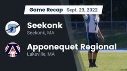 Recap: Seekonk  vs. Apponequet Regional  2022