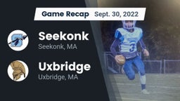 Recap: Seekonk  vs. Uxbridge  2022