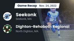 Recap: Seekonk  vs. Dighton-Rehoboth Regional  2022