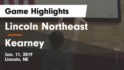 Lincoln Northeast  vs Kearney  Game Highlights - Jan. 11, 2019