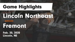 Lincoln Northeast  vs Fremont  Game Highlights - Feb. 20, 2020