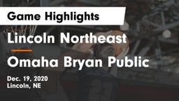 Lincoln Northeast  vs Omaha Bryan Public  Game Highlights - Dec. 19, 2020