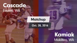 Matchup: Cascade  vs. Kamiak  2016