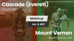 Matchup: Cascade  vs. Mount Vernon  2017