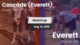 Matchup: Cascade  vs. Everett  2018