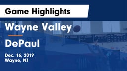 Wayne Valley  vs DePaul Game Highlights - Dec. 16, 2019
