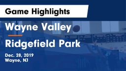 Wayne Valley  vs Ridgefield Park  Game Highlights - Dec. 28, 2019