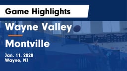 Wayne Valley  vs Montville  Game Highlights - Jan. 11, 2020