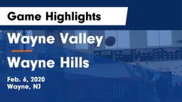 Wayne Valley  vs Wayne Hills  Game Highlights - Feb. 6, 2020