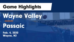 Wayne Valley  vs Passaic  Game Highlights - Feb. 4, 2020