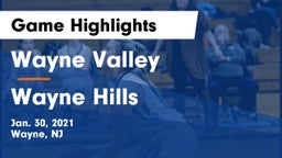 Wayne Valley  vs Wayne Hills  Game Highlights - Jan. 30, 2021