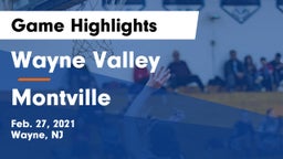 Wayne Valley  vs Montville  Game Highlights - Feb. 27, 2021