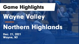 Wayne Valley  vs Northern Highlands  Game Highlights - Dec. 21, 2021