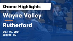 Wayne Valley  vs Rutherford  Game Highlights - Dec. 29, 2021