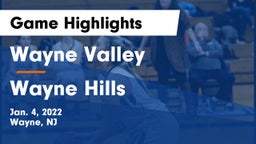 Wayne Valley  vs Wayne Hills  Game Highlights - Jan. 4, 2022