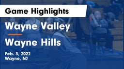 Wayne Valley  vs Wayne Hills  Game Highlights - Feb. 3, 2022