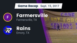 Recap: Farmersville  vs. Rains  2017