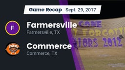 Recap: Farmersville  vs. Commerce  2017