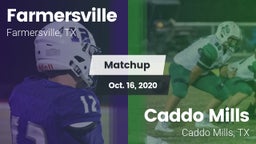 Matchup: Farmersville High vs. Caddo Mills  2020