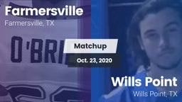 Matchup: Farmersville High vs. Wills Point  2020