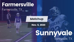 Matchup: Farmersville High vs. Sunnyvale  2020