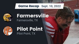 Recap: Farmersville  vs. Pilot Point  2022