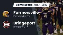 Recap: Farmersville  vs. Bridgeport  2022